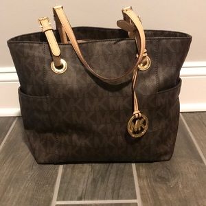 MK Michael Kors monogram tote